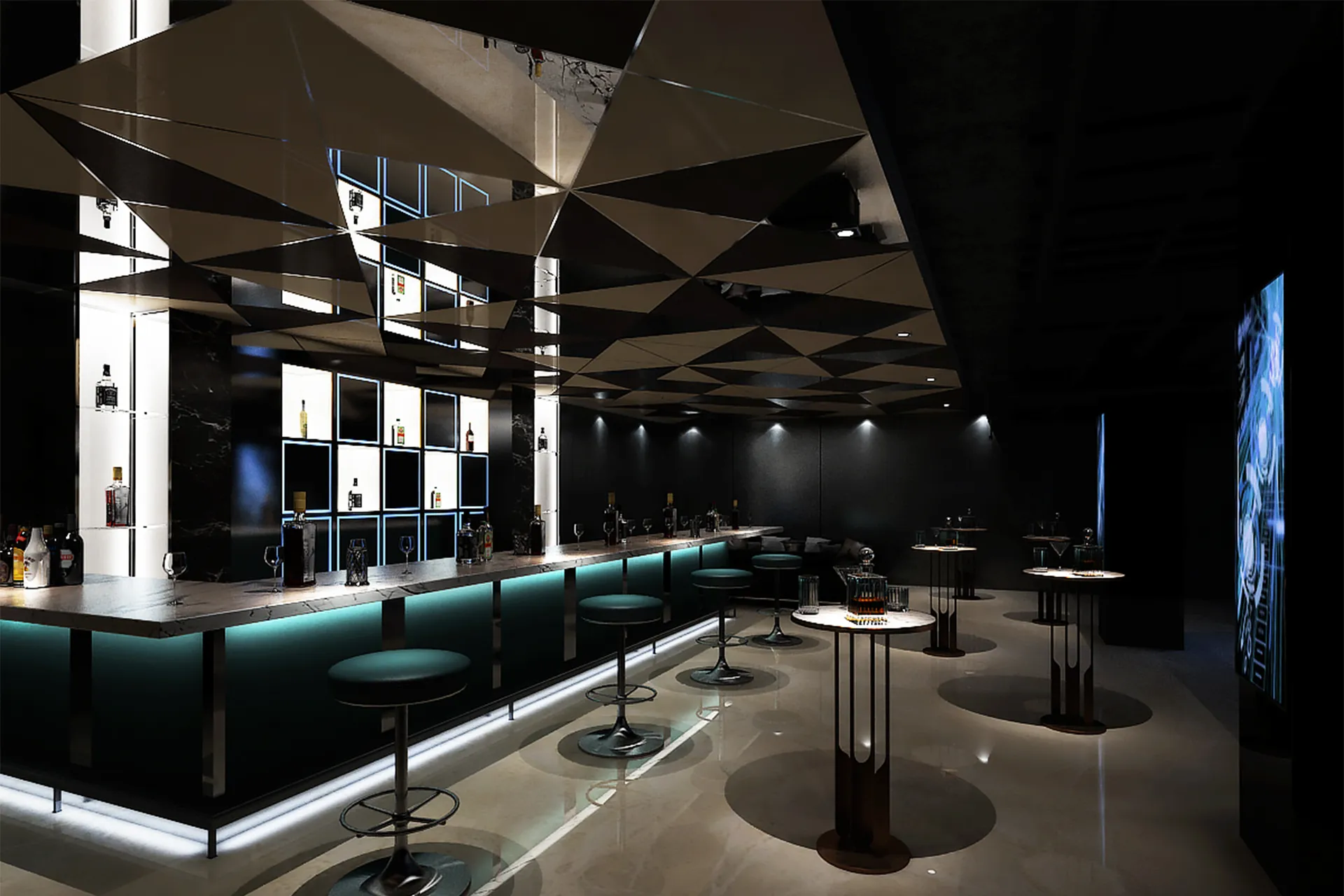 商業空間設計-台北市中山北路 SOGO百貨輕食餐廳